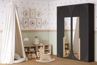 Брей-2.1 с антресолью Черный