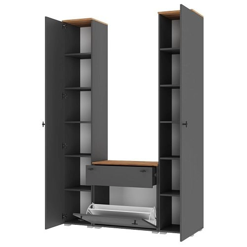 Прихожая Квели 8 Графит - фото 4