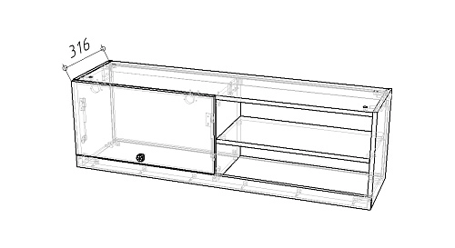 Антресоль Банни-3 Белый - фото 4