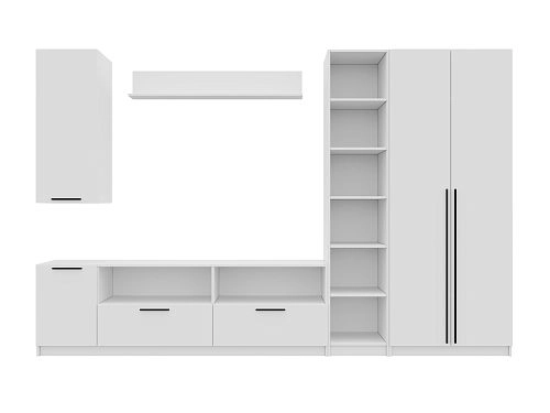 Стенка Лорена Пакс ТВ-стенка 6 Белый - фото 3