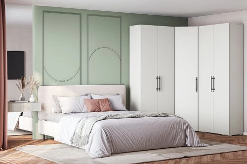 Шкаф угловой Мори-Хелена-15 Белый - фото 1