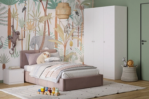 Стенка детская Скарабей-1 Белый - фото 1