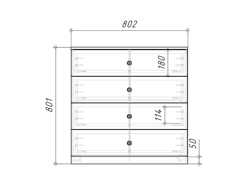 Стенка детская Банни-3 Дуб Мореный - фото 7