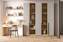 Шкаф распашной Хейсон-14 Кашемир Блэквуд Ячменный