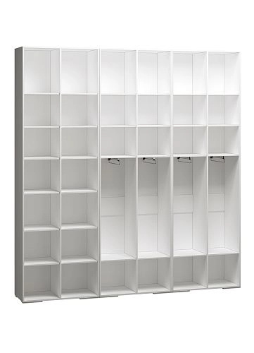 Шкаф распашной Брей-3.2 с антресолью Белый - фото 4