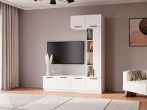 Стенка Лорена Пакс ТВ-стенка 9 в белом цвете