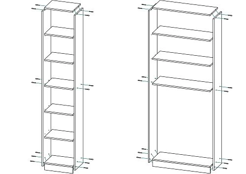 Шкаф для книг Билли-42 (Ф-я38915) - фото 2
