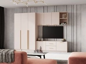 Стенка Лорена Пакс ТВ-стенка 21 в цвете кашемир