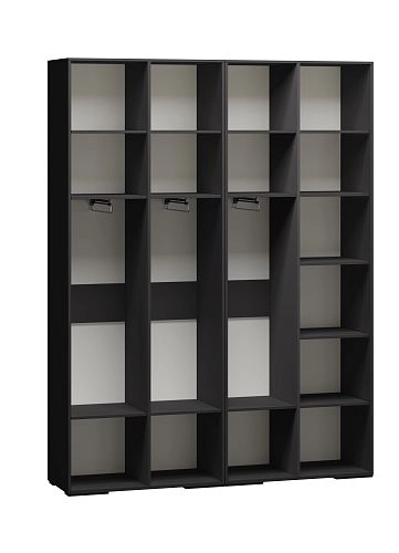 Шкаф распашной Брей-2.2 Черный - фото 3