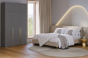 Эдинбург-3 с антресолью Графит