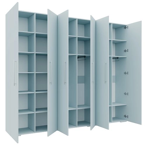 Шкаф распашной Калифорния-Стиль-14 Сумеречный Голубой - фото 2