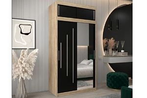 Валмиера-3А new Дуб Сонома/Черный