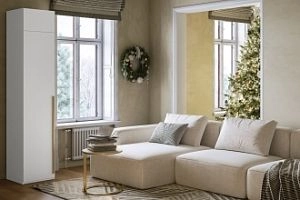 Лорена Хит-1 с антресолью Белый