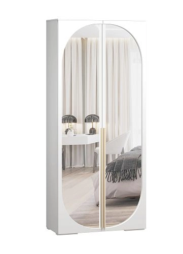 Шкаф распашной Брей-1.2 Белый - фото 2