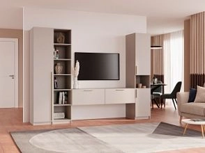 Стенка Лорена Пакс ТВ-стенка 8 в цвете кашемир