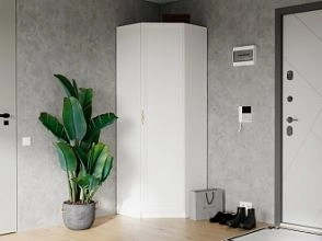 Шкаф угловой Грация с зеркальными вставками