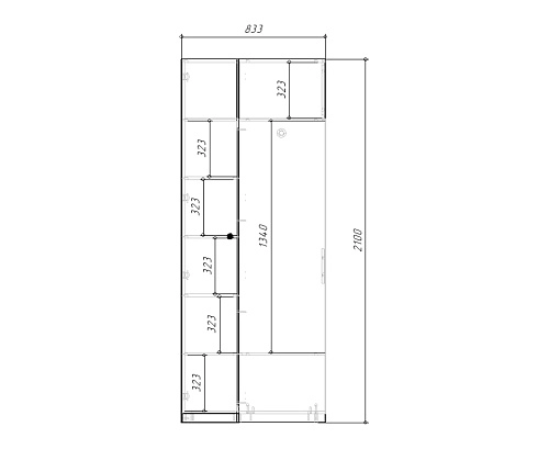 Стенка детская Банни-4 Пастельно-Синий - фото 6