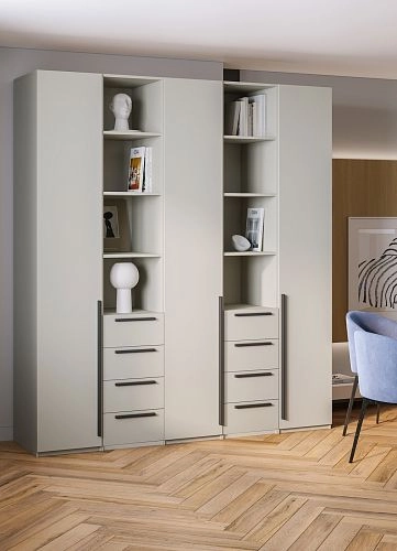 Шкаф распашной Хейсон-15 Кашемир Черный - фото 2