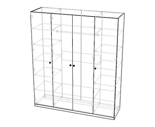 Стенка детская Банни-4 Пастельно-Синий - фото 7
