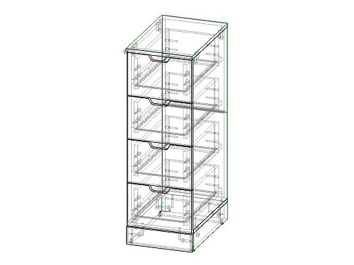 Комод Генри-4 МДФ Белый - фото 3