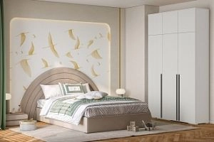 Лоренсе-3 с антресолью Белый