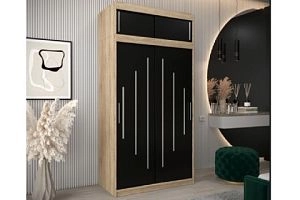 Валмиера-2А new Дуб Сонома/Черный