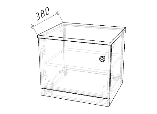 Стенка детская Скарабей-1 Белый - фото 4
