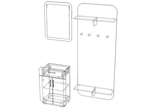 Прихожая Модерн-13 МДФ - фото 3