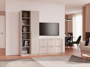 Стенка Лорена Пакс ТВ-стенка 12 в цвете кашемир