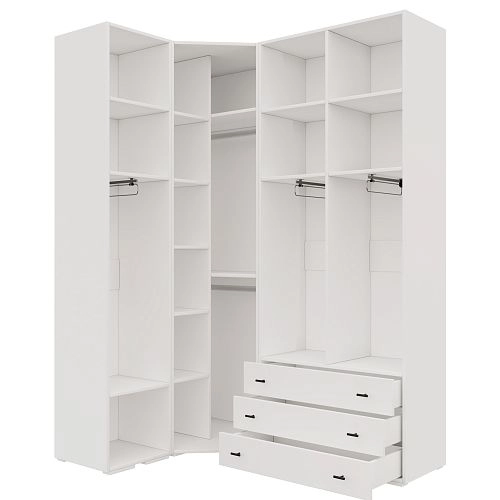 Шкаф угловой Калифорния-Стиль-13 Белый - фото 2