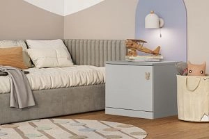 прикроватная Банни-1 Светло-Серый