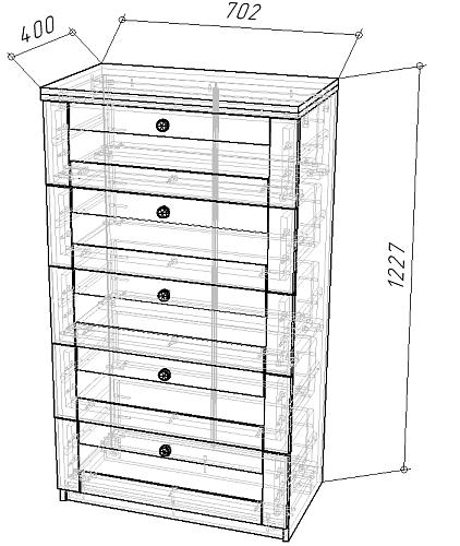 Комод София РАХ-3 - фото 3