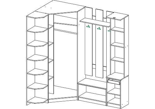 Прихожая Шах-4 - фото 2